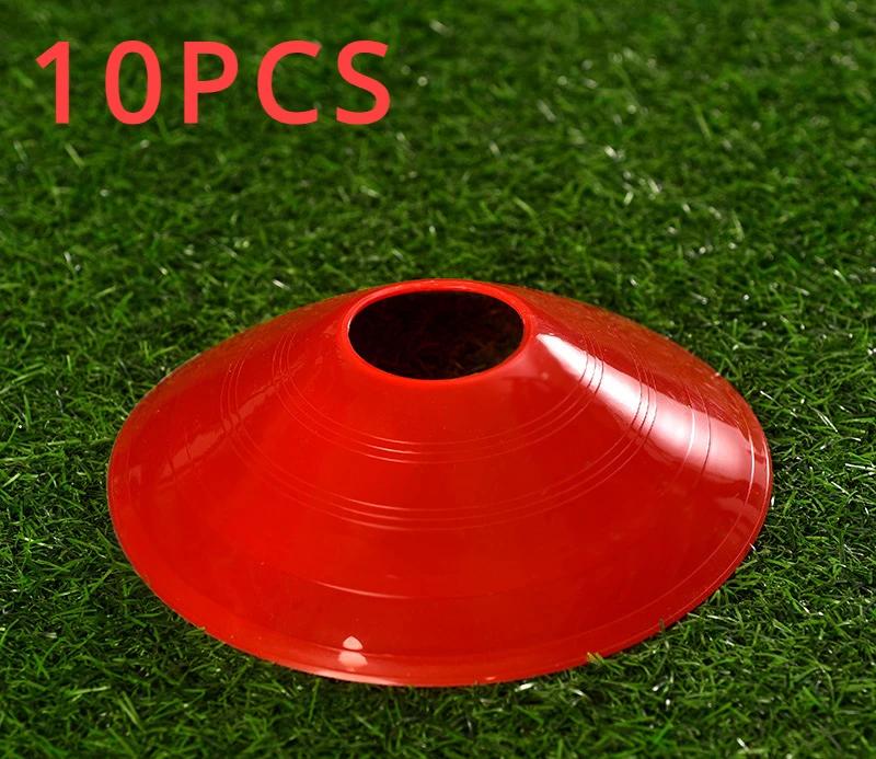 10pcs Cone Set Children's Football Training Professional Disc Footwork Agility Training Obstacle Sports Training Accessories