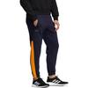 Adidas Printed Stripe Drawstring Joggers With Zip Pockets Men Bottoms Blue HE7463