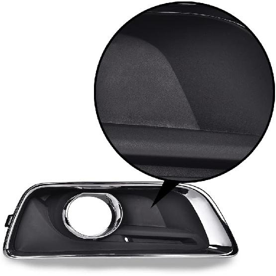 PIT66 Fog Lights Frame Trim Assembly Compatible with Chevy Malibu Eco 2013-2014/ Malibu 2013-2015/ Malibu Limited 2016, Left & Right Side Black 1