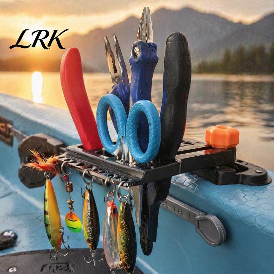 Fishing Tool Holder Kayak Holder, Fits Standard T-Track Kayak, Lures Accessory Organizer Hook Pliers Gear Storage for Boat, Accessories
