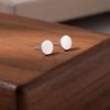 European & American Style Titanium Steel Star, Moon & Bowknot Stud Earrings for Women