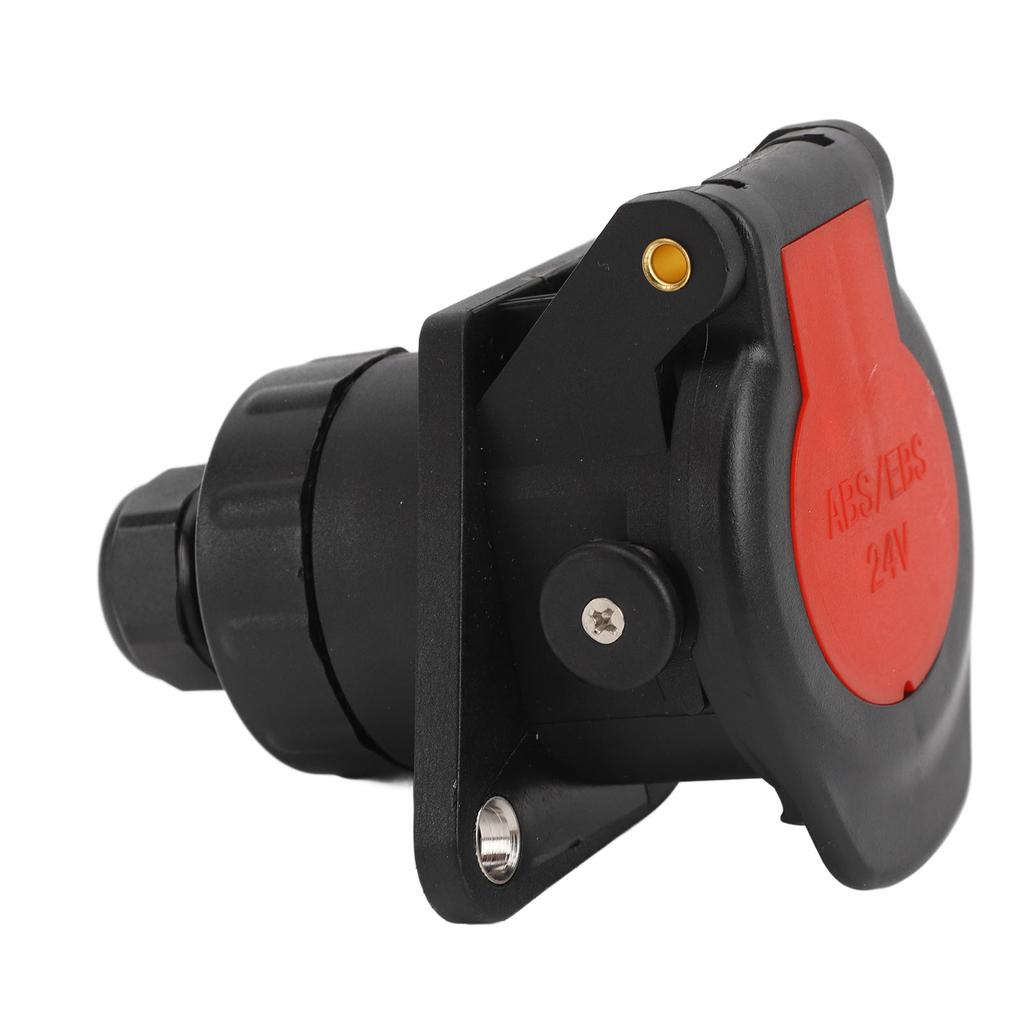 24V Trailer Connector 7 Pin Reliable Connection Wiring Adapter Plug Connector for RV Caravan Boat