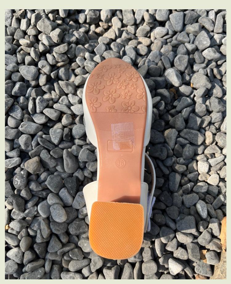 2025 Winter Floral High-Heeled Sandals for Big Kids - Versatile & Fashionable