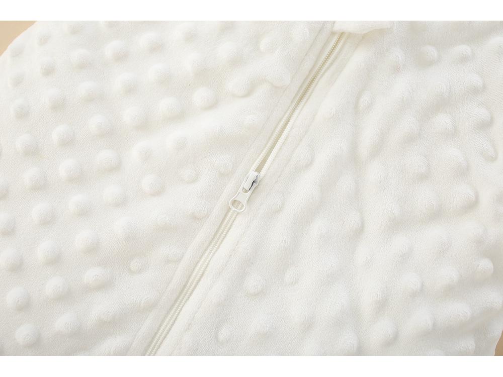 Sac de dormit gros din catifea fara maneci pentru toamna/iarna