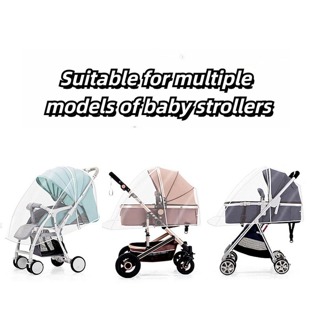 Transparent Baby Pram Rain Cover Outdoor Pushchair Raincoat  Stroller Accessories