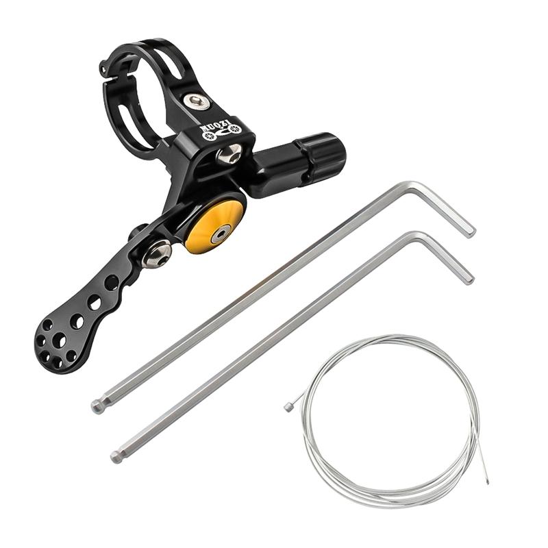 Alloy Dropper Post Lever for Seatpost Adjustment Telescopic Shifter Tightly Fix for Mountain Bicycle 22.2/24mm Handlebar