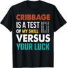 Amante de Cribbage Jogo de Tabuleiro Cribbage Campeão Presente de Cribbage Camiseta Unissex