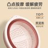 Folding foot bath tub, raised over the calf and knee, foot washing tub, foot massage tub, portable thickened foot basin