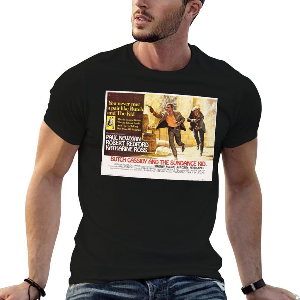 Butch Cassidy and the Sundance Kid TShirt Large Size Soft Cotton TShirt