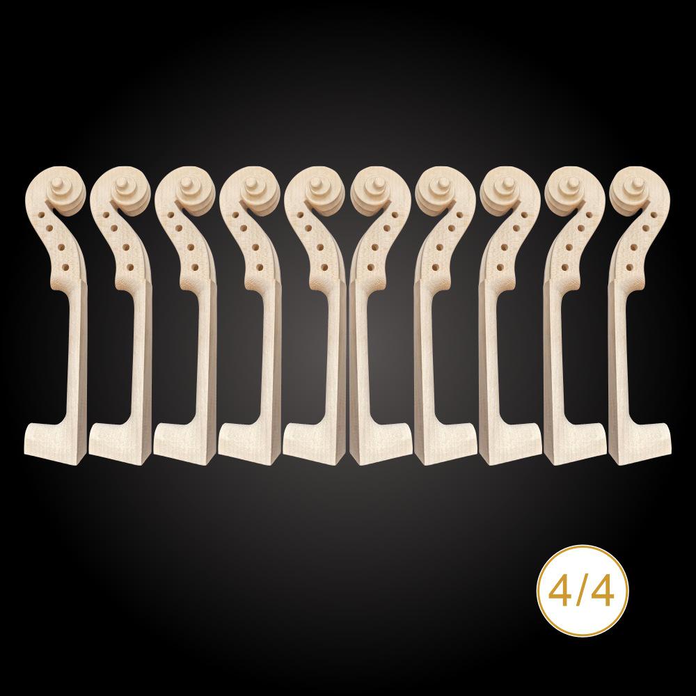 Maple Violin Scroll Blank for 4/4, 3/4, 1/2, 1/4, 1/8 Violins
