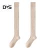 1 Pair Women Winter Socks Tihick Plush Over Knee Socks Anti-slip Solid Color Warm Thickened Stockings Warmth Socks for Various Occasions