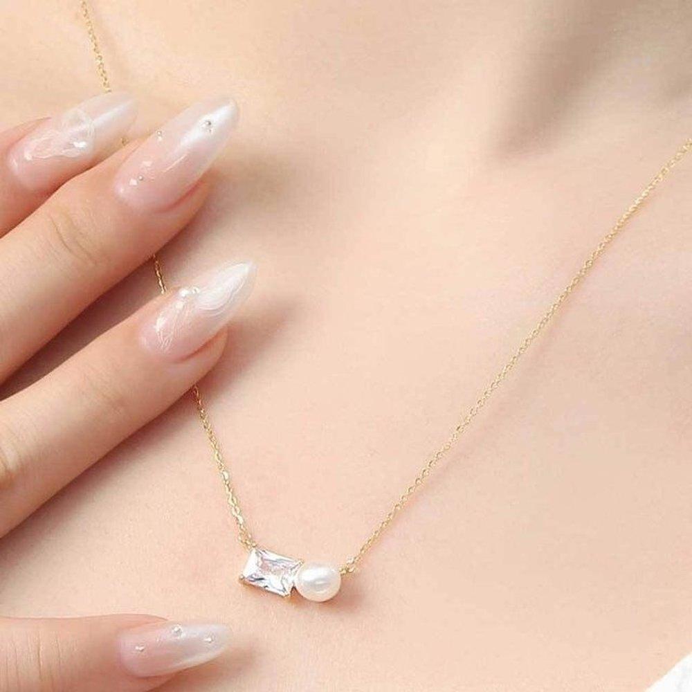 Necklaces for Women, Pearl Necklaces, Simple Necklaces, Women's Necklaces (Wfg2Bm4)