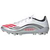 New F50 Series Abrasion Resistant Soccer Shoes Unisex White Silver JP7462