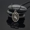Wicca Dreifachmond Göttin Wikinger Schmuck Odin Rabe Amulett Pentagramm Wicca Heidnisch Mond Halskette Männer Frauen Schmuck