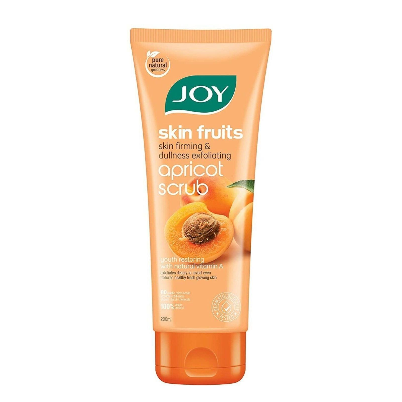Joy Skin Fruits Skin firming & dullness Apricot Scrub 200ml Free Shipping NZ218.2%