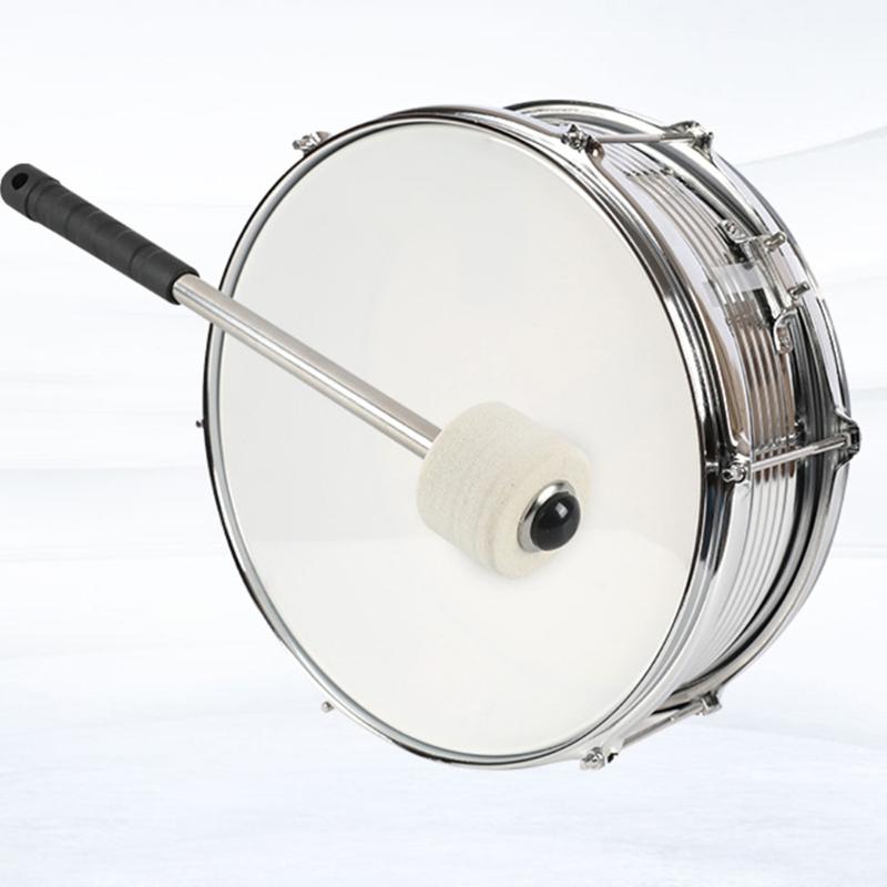 Snares Durm Hammer Professional March Bass Felt Head Drumsticks with Hanging Rope Percussion Sticks Drumsticks