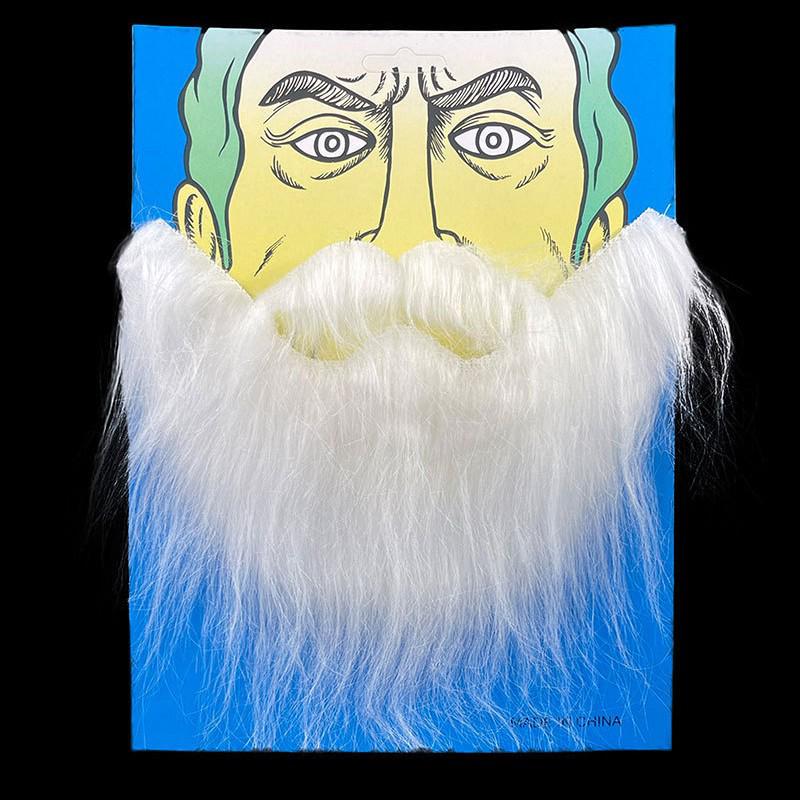 Černý flanelový knír a kotlety Halloweenská rekvizita pro muže