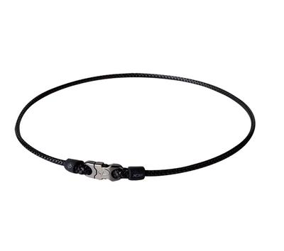 Titanium Necklace X30 Moda Black [Phiten] 17" (43cm)
