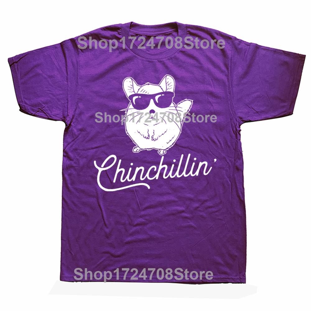 

Novelty Awesome Chinchilla Lover T Shirts Cotton Streetwear Short Sleeve Birthday Gifts Summer Style T-shirt Mens Clothing 4XL