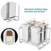 Stainless Steel Molds Ice Cream Industrial Home Kitchen DIY Ice Pop Mould Maker Tool(4#)