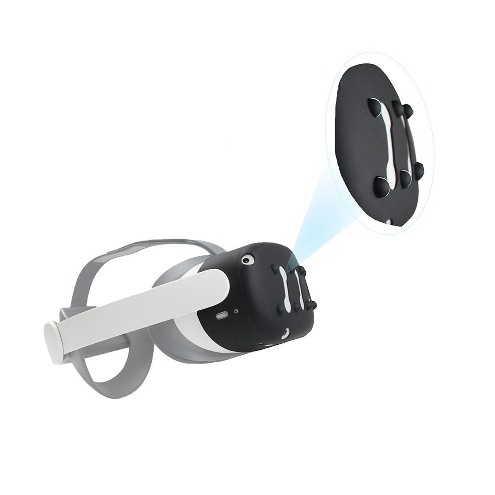 VR Headset Schutzhülle Kompatibel für Oculus Quest 2 Silikonhülle Stoßfestes Headset
