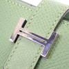 HERMES   Bifold Wallet green Epsom Women