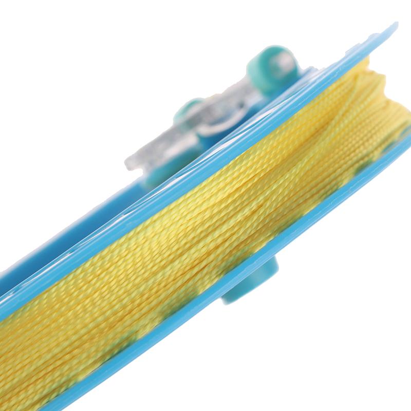 1 Piece Winder Fire Wheel String Flying Handle Tool Kite Reel Twisted String Line Outdoor Round Blue Grip For Flying Kites