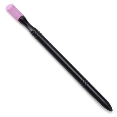 Quartz Nail Tool Cuticle Remover Pen with Emery Board and Nail Carving Stick for Precise Nail Care and Dead Skin Removal