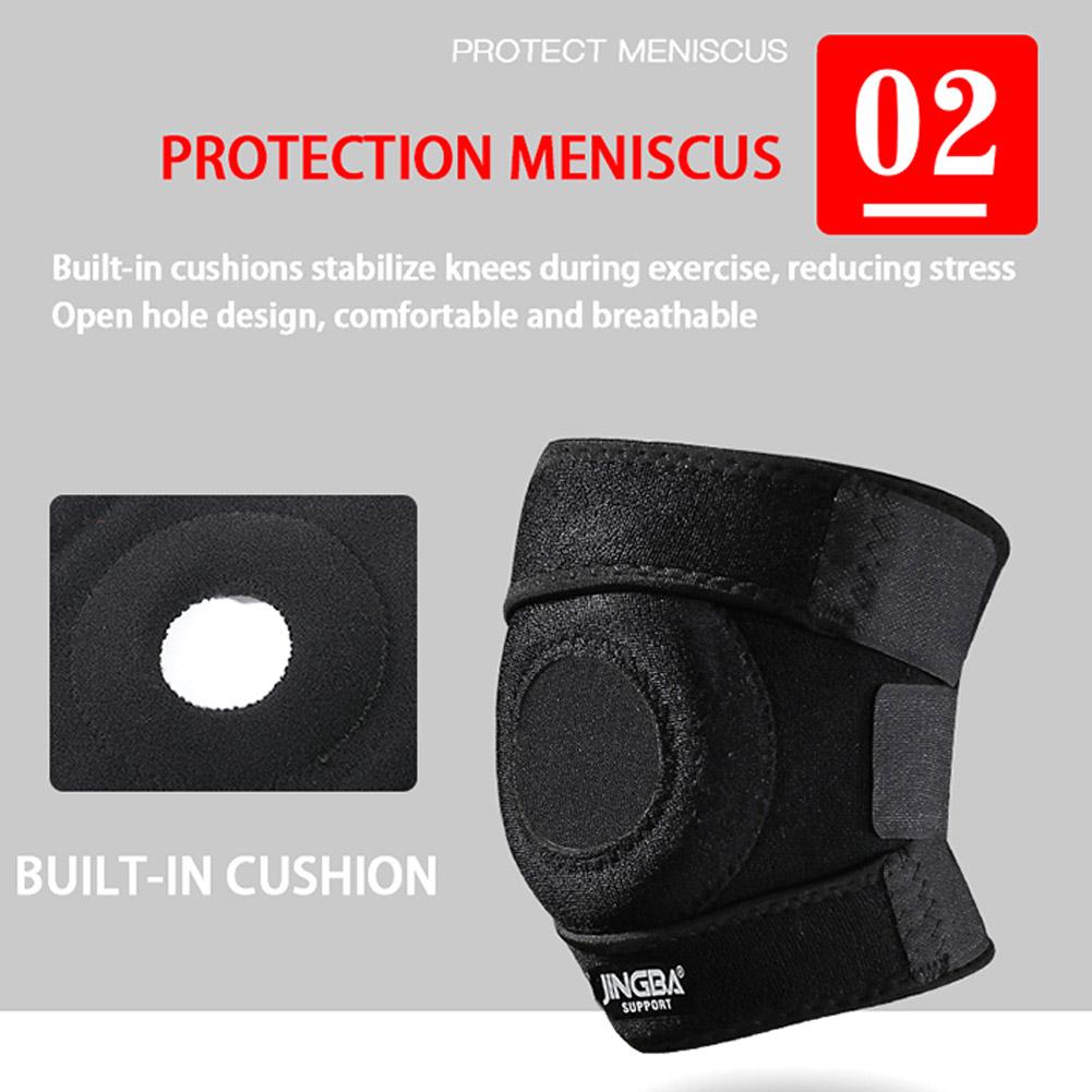 1 PCS Adjustable Compression Knee Pads Knee Support Brace Sports Workout Protective Gear Stabilizer Elastic Breathable