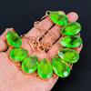 Green Topaz Gemstone Pure Copper Jewelry, Handmade Necklace Jewelry, Beauteous Topaz Necklace For Women