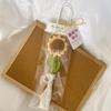 Handmade Knitted Sunflower Yarn Bouquet - Creative Artificial Flowers for Teacher's Day Gift