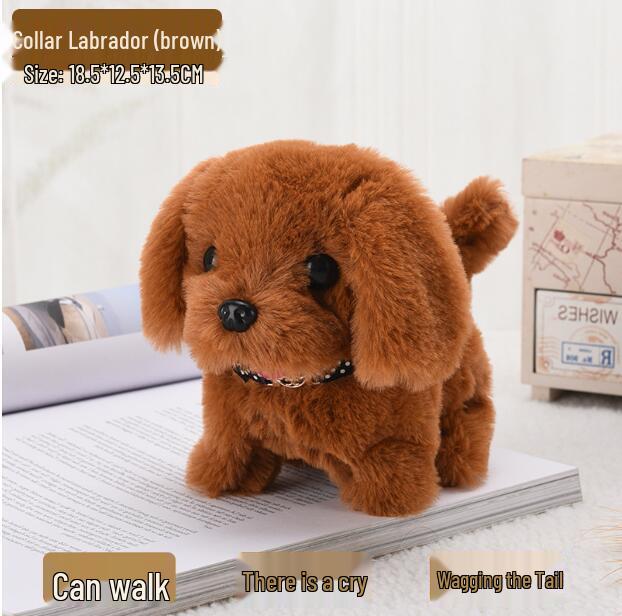 2025 Educational Plush Dog Toy: Walks & Barks for Children