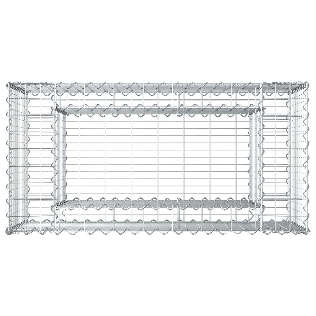 Gabion Raised Bed Silver