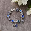 Fashion Star Moon Beaded Bracelet and Ladies Balloon Pendant Bracelet Pulseira Feminina Charm Blue Heart Jewelry Bracelet