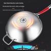 KOBACH 32cm Antihaft-Edelstahl-Wok