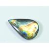 21X35MM Natural Labradorite Pink Purple Flashy Pear Cabochon Loose Gemstone SK-3289