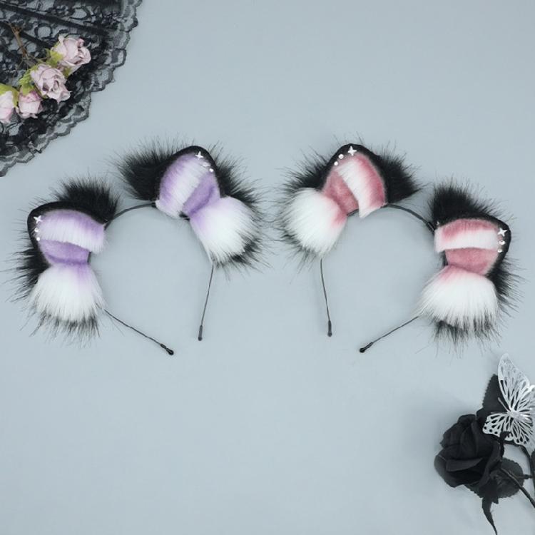 Buntes Tierohren-Haarband Haarreif Stirnbänder für Party Halloween Feier