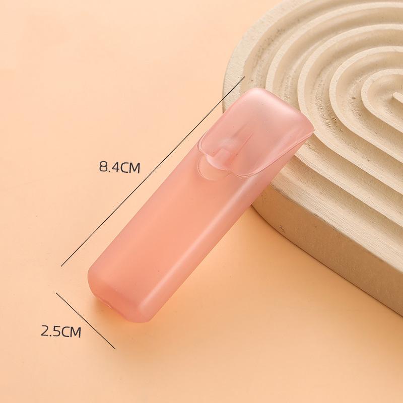Porta Stuzzicadenti e Filo Interdentale Portatile Scatola Portaoggetti Trasparente in Plastica Compatta Porta Pillole Strumenti per Casa, Esterno, Viaggio, Ristorante, Campeggio