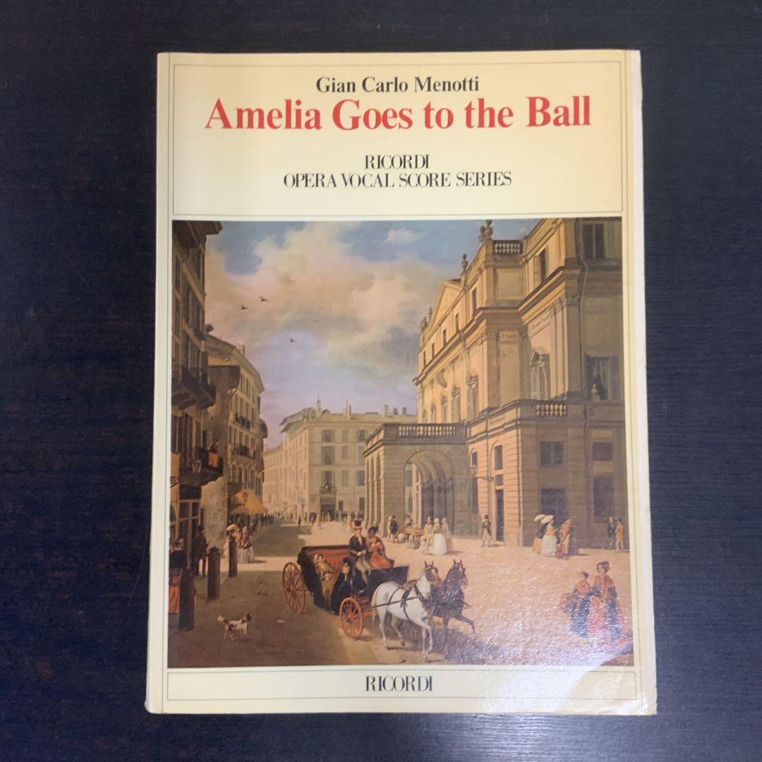 

[Б/У] Менотти Амелия идет на бал Оперный хор Импортная партитура Рикорди Редкая