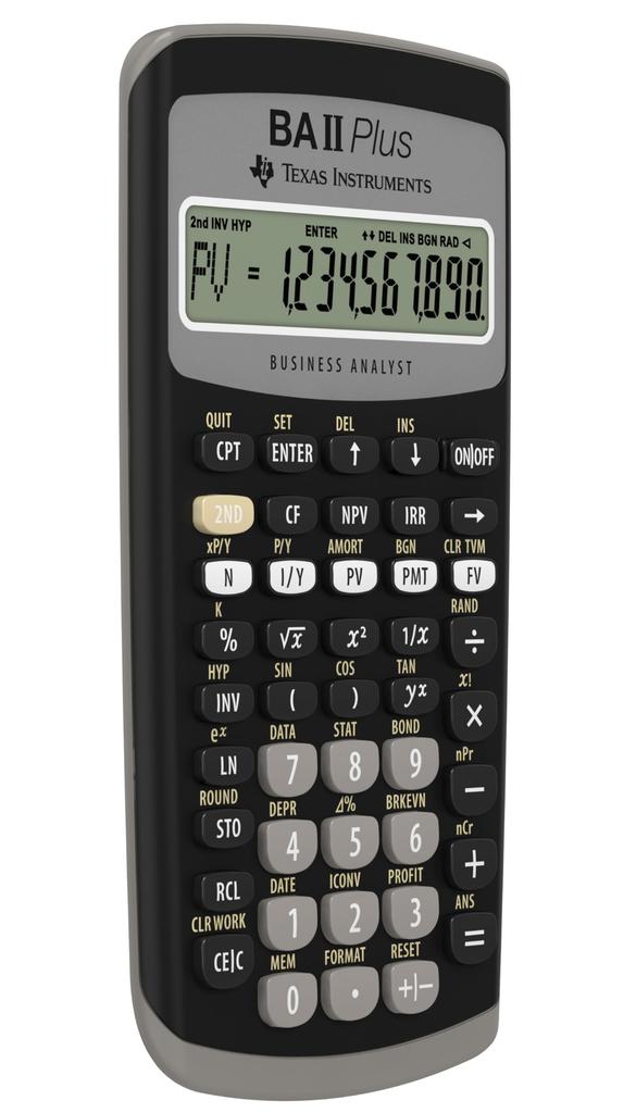 Boonnapa Shop Texas Instruments BA II Plus Financial Calculator [Imported]