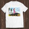 Girl Riding Alligator Weird Meme Funny Unusual Oddities Style Cult Movie Music Gift Tee T Shirt 857