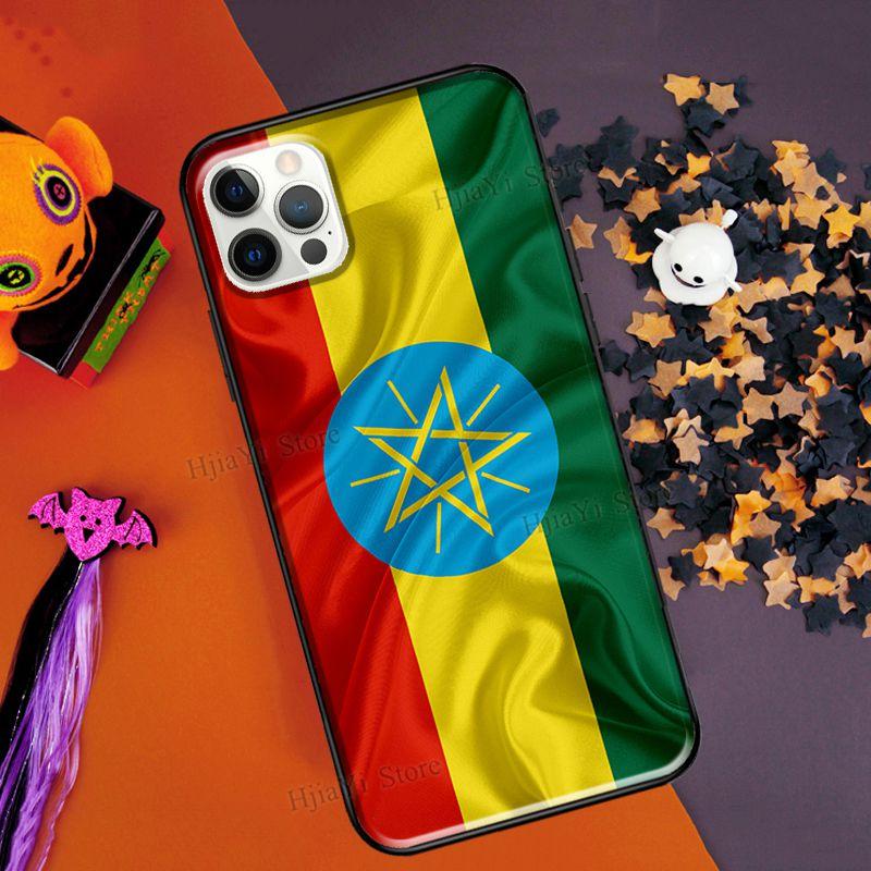 Ethiopia Flag For iPhone 11 Pro Max XS 8 7 Plus SE 2020 X XR Case For iPhone 13 12 Pro Max Mini Coque