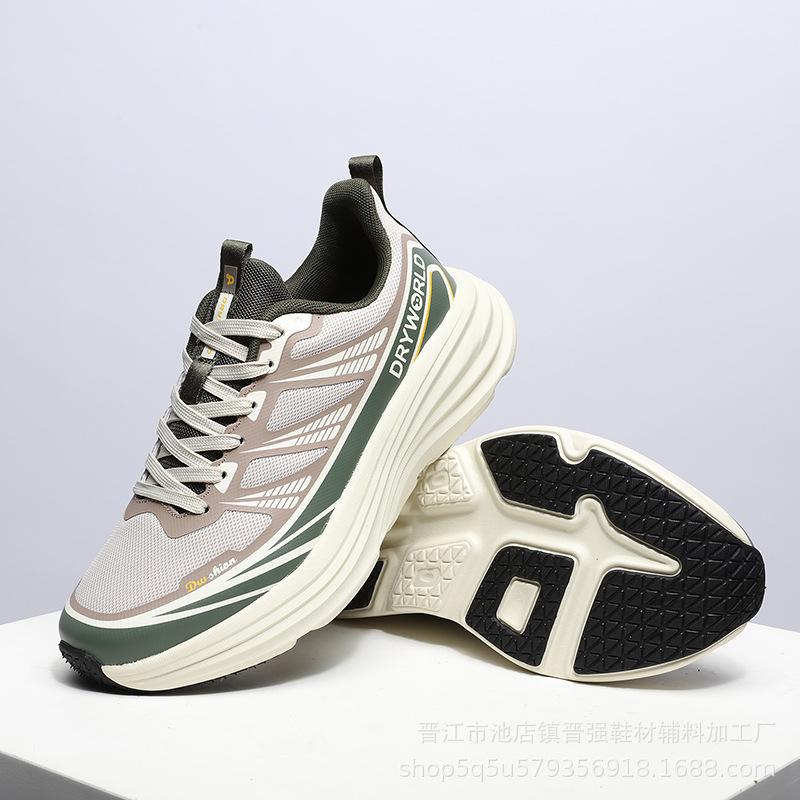 

Пара модной спортивной обуви для улицы, мужские кроссовки, новинка осени и зимы, легкие, дышащие, с мягкой подошвой, повседневные кроссовки для бега 39 хаки