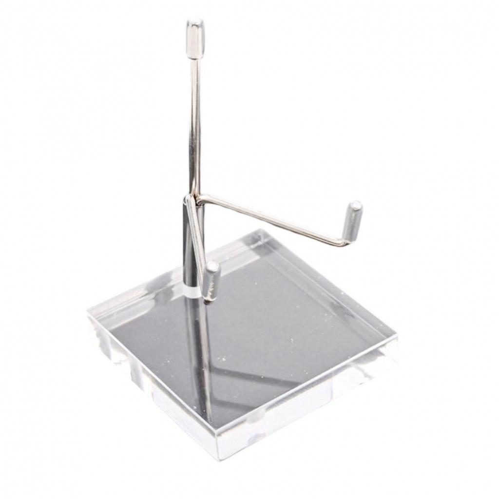 Adjustable Metal Display Stand Easel Shelf With Acrylic Base