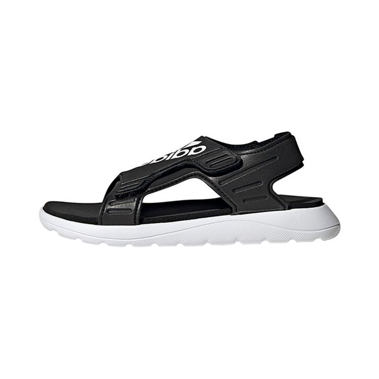 Adidas Comfort Sandals Casual Sports Comfortable Breathable Kids Sandals Kids Sandals Black GY8386