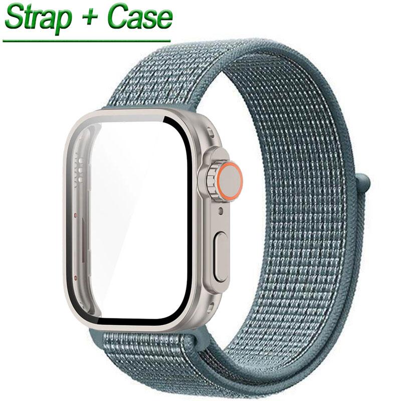 

Нейлоновая петля + стеклянный чехол для Huawei Watch Fit 3, спортивный браслет с ремешком для Huawei Fit 3, смена на Ultra2 1, 49 мм, защитный чехол для экрана