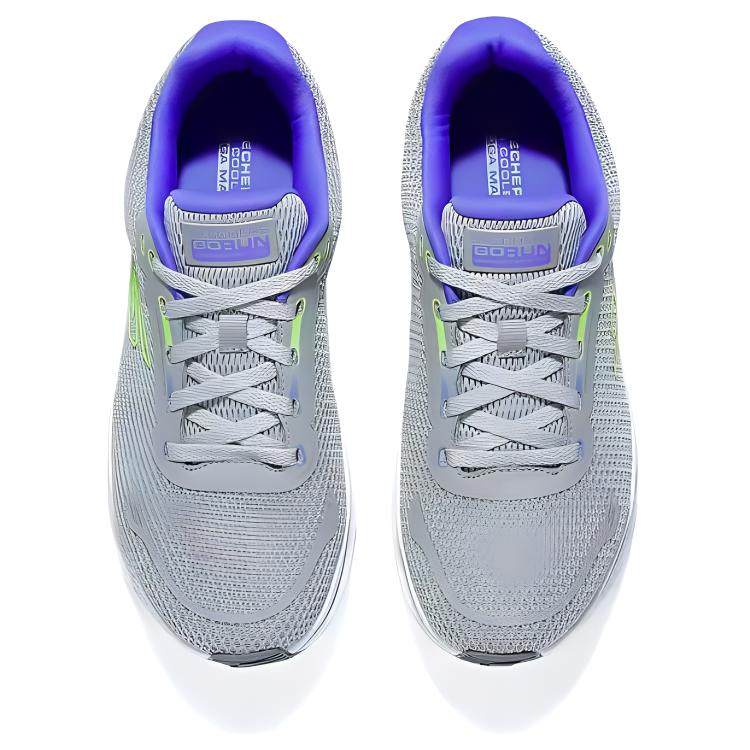 Skechers Go Series Comfortable Breathable Durable Low Top Running Shoes Women Sneaker Gray 128614-GYLV