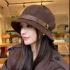 New Atmosphere Big Head Circumference Bucket Hat Women Wear a Hat In Autumn and Winter To Show the Small Temperament of the Face Basin Hat