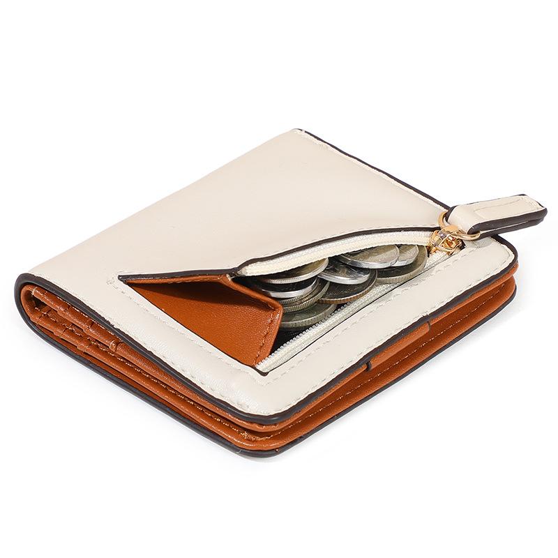 Минималистичный Ультратонкий Женский RFID Антимагнитный ПУ Кошелек для Монет Короткий