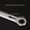 Multifunktions-Ziegelmesser Putzkelle Spachtel Doppelseitiges Design Maurerwerkzeug Und Fliesenmesser 2 in 1